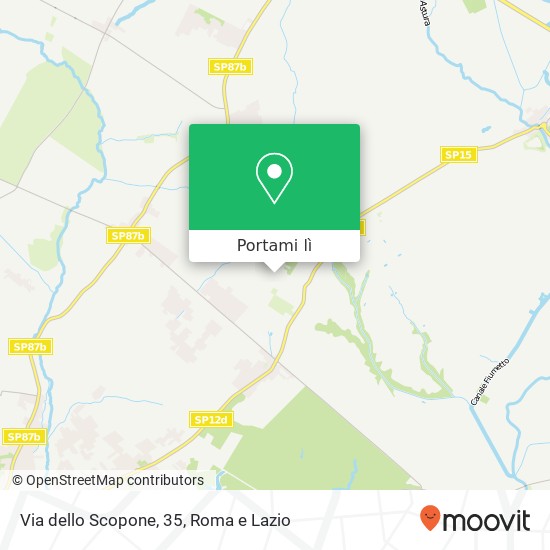 Mappa Via dello Scopone, 35