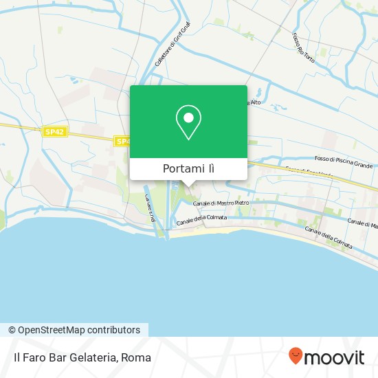 Mappa Il Faro Bar Gelateria