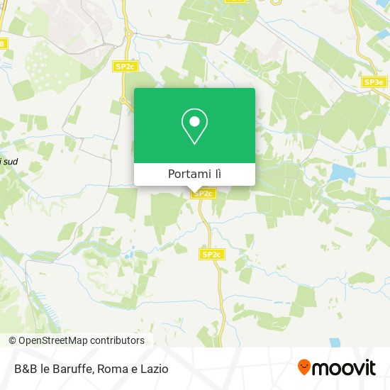 Mappa B&B le Baruffe