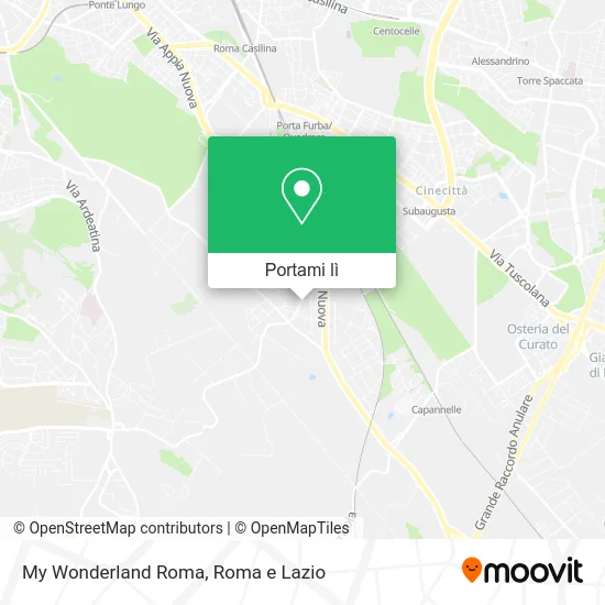 Mappa My Wonderland Roma