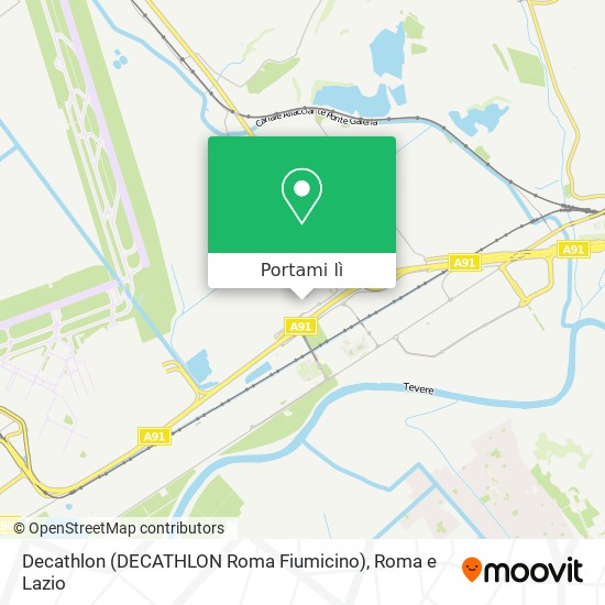 Mappa Decathlon (DECATHLON Roma Fiumicino)