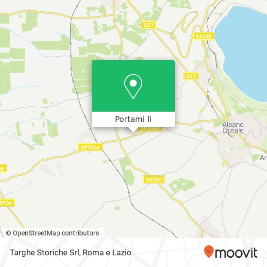 Mappa Targhe Storiche Srl