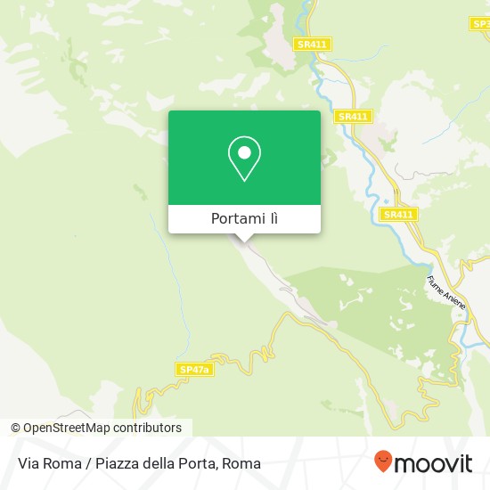 Mappa Via Roma / Piazza della Porta