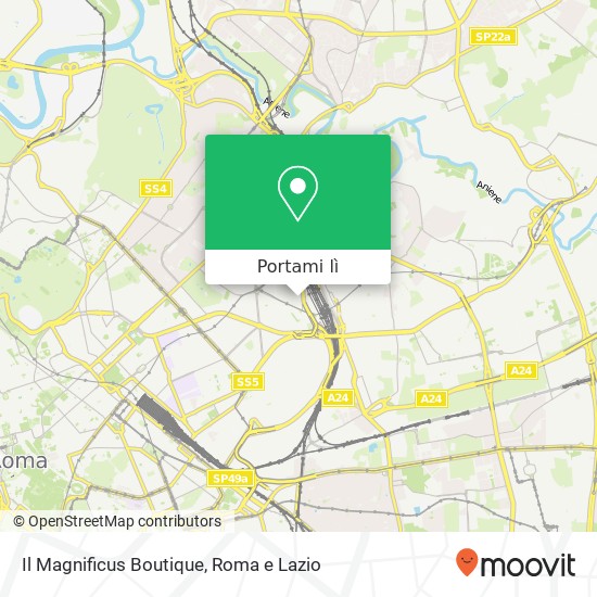 Mappa Il Magnificus Boutique