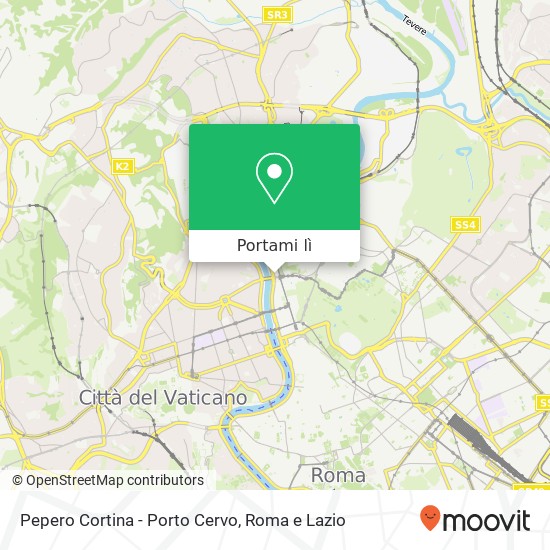 Mappa Pepero Cortina - Porto Cervo