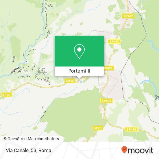 Mappa Via Canale, 53