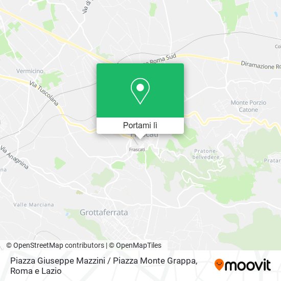Mappa Piazza Giuseppe Mazzini / Piazza Monte Grappa