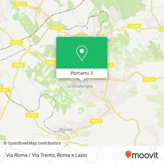 Mappa Via Roma / Via Trento