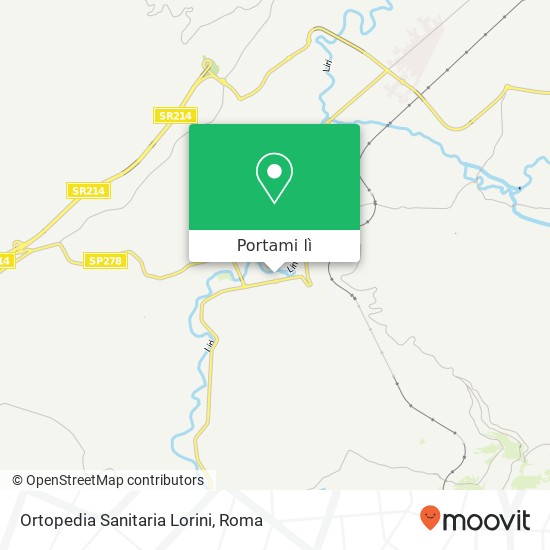 Mappa Ortopedia Sanitaria Lorini