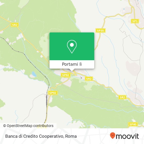 Mappa Banca di Credito Cooperativo