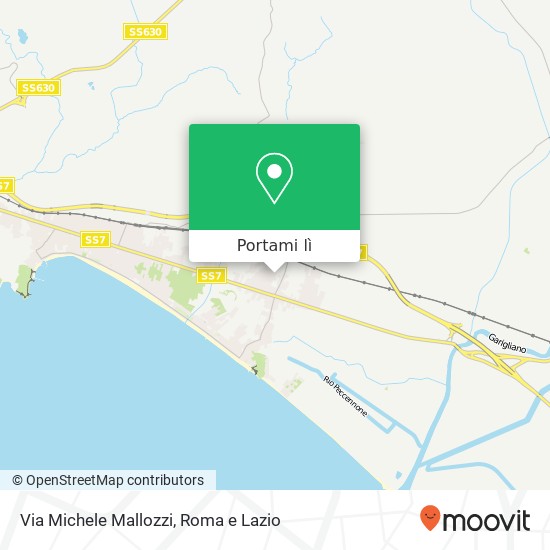 Mappa Via Michele Mallozzi