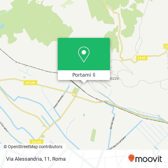 Mappa Via Alessandria, 11