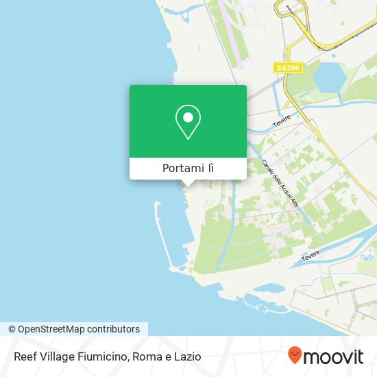 Mappa Reef Village Fiumicino