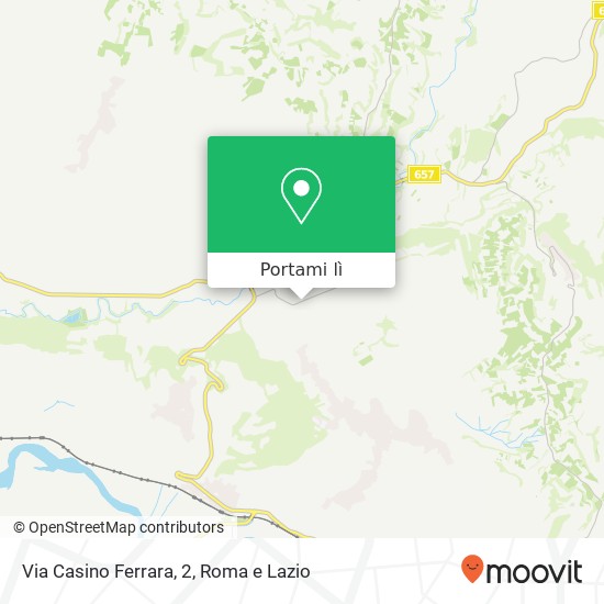 Mappa Via Casino Ferrara, 2