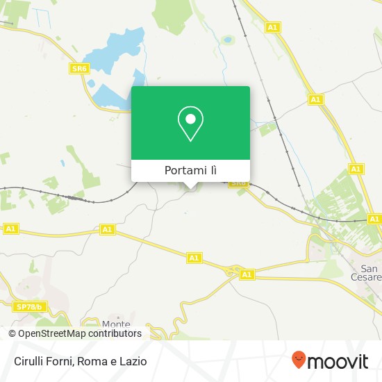 Mappa Cirulli Forni