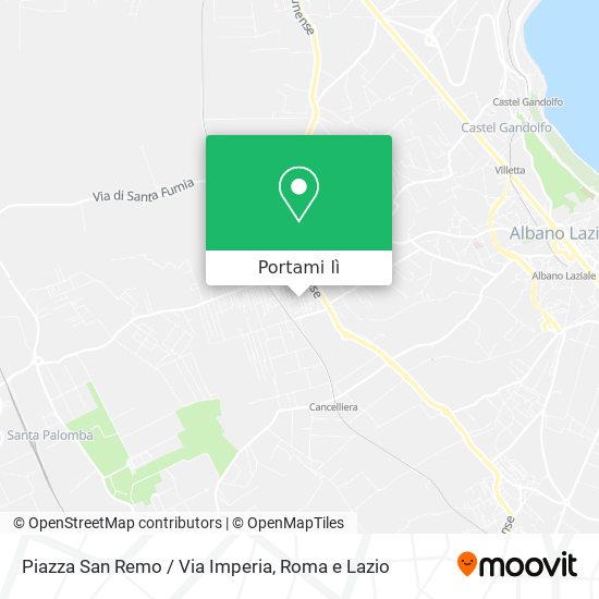 Mappa Piazza San Remo / Via Imperia