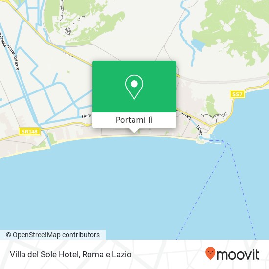 Mappa Villa del Sole Hotel