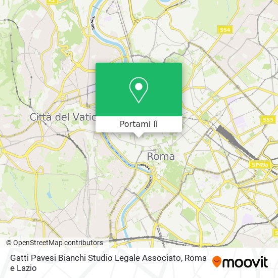 Mappa Gatti Pavesi Bianchi Studio Legale Associato