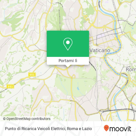 Mappa Punto di Ricarica Veicoli Elettrici