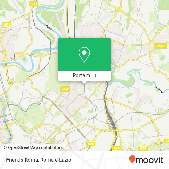 Mappa Friends Roma