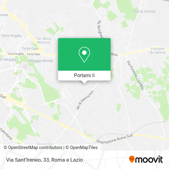 Mappa Via Sant'Ireneo, 33