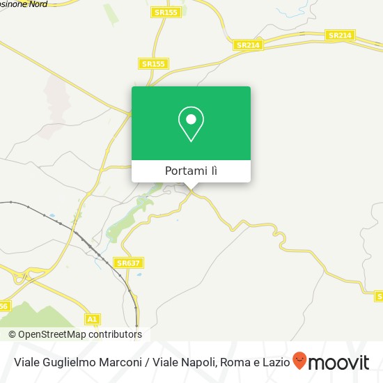 Mappa Viale Guglielmo Marconi / Viale Napoli