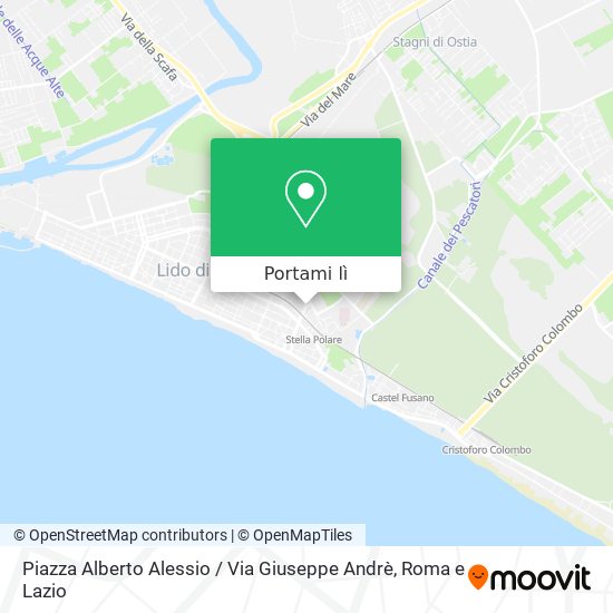 Mappa Piazza Alberto Alessio / Via Giuseppe Andrè