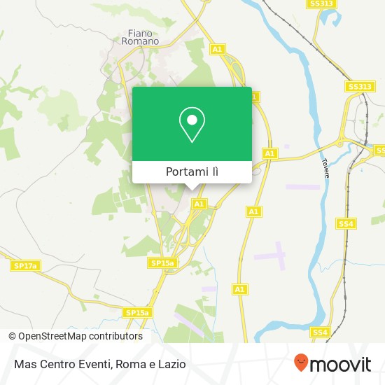 Mappa Mas Centro Eventi