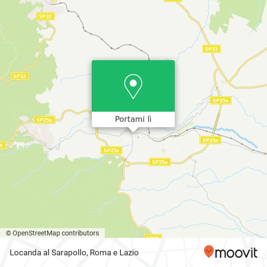 Mappa Locanda al Sarapollo