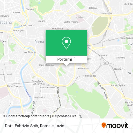Mappa Dott. Fabrizio Sciò