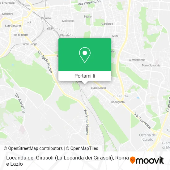 Mappa Locanda dei Girasoli