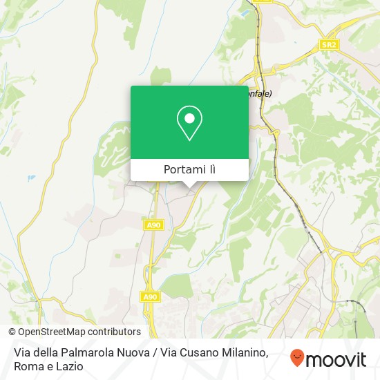 Mappa Via della Palmarola Nuova / Via Cusano Milanino