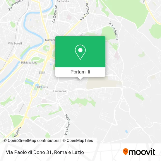 Mappa Via Paolo di Dono  31