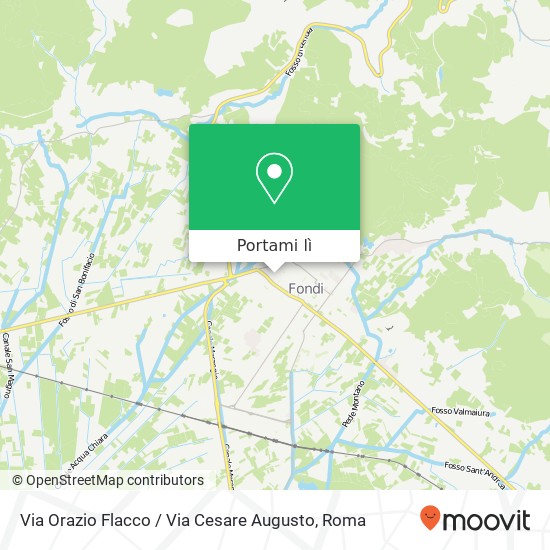 Mappa Via Orazio Flacco / Via Cesare Augusto
