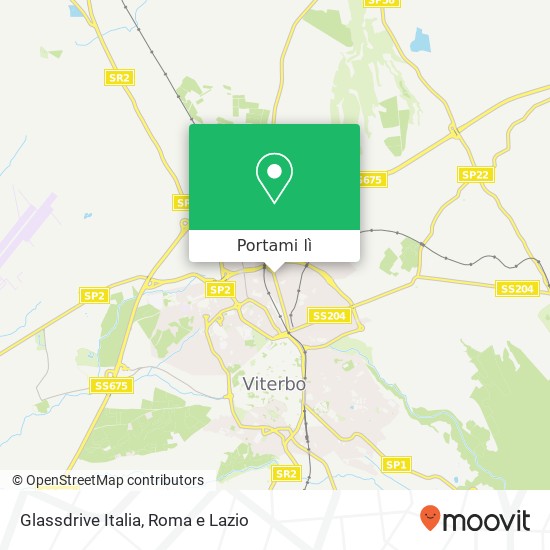 Mappa Glassdrive Italia