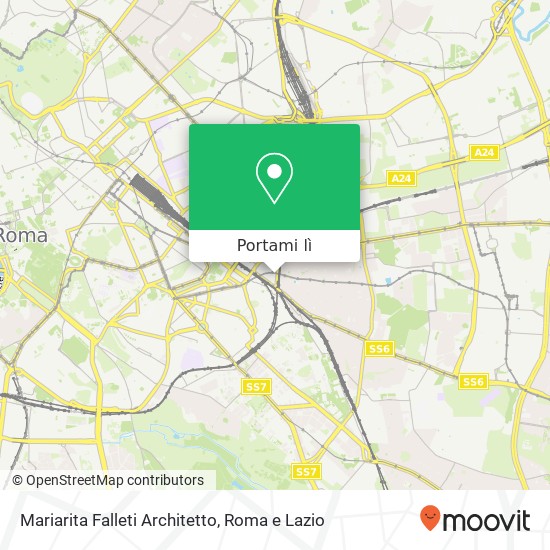 Mappa Mariarita Falleti Architetto