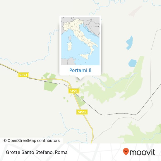 Mappa Grotte Santo Stefano