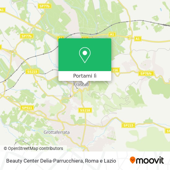 Mappa Beauty Center Delia-Parrucchiera