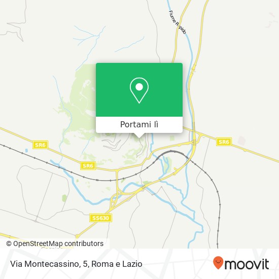 Mappa Via Montecassino, 5