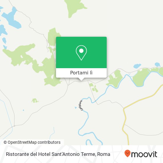 Mappa Ristorante del Hotel Sant’Antonio Terme