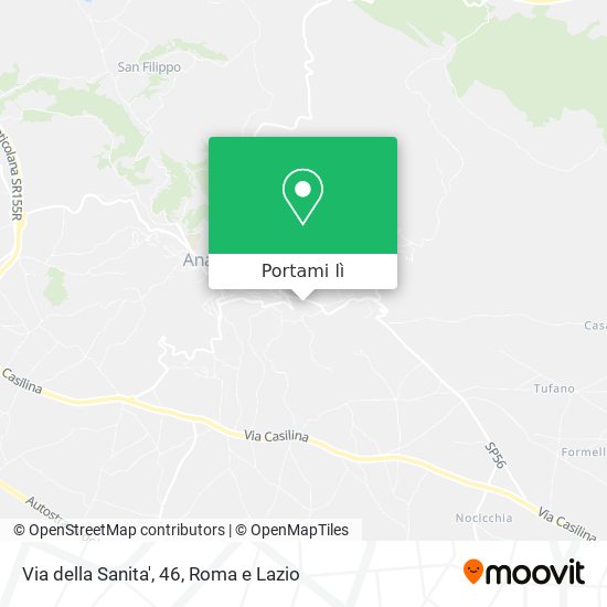 Mappa Via della Sanita', 46