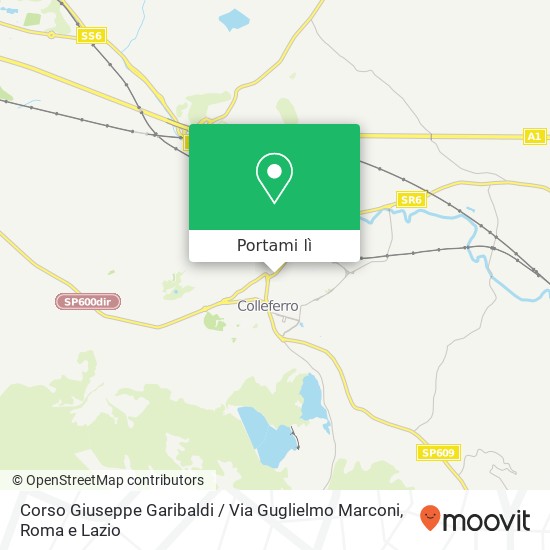Mappa Corso Giuseppe Garibaldi / Via Guglielmo Marconi