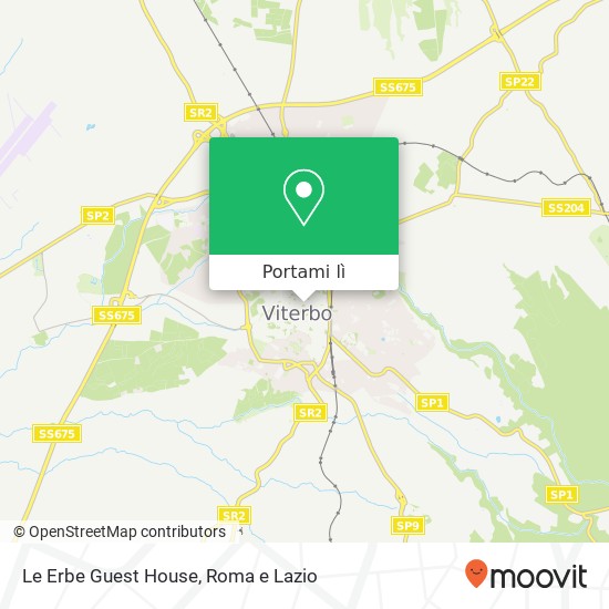 Mappa Le Erbe Guest House