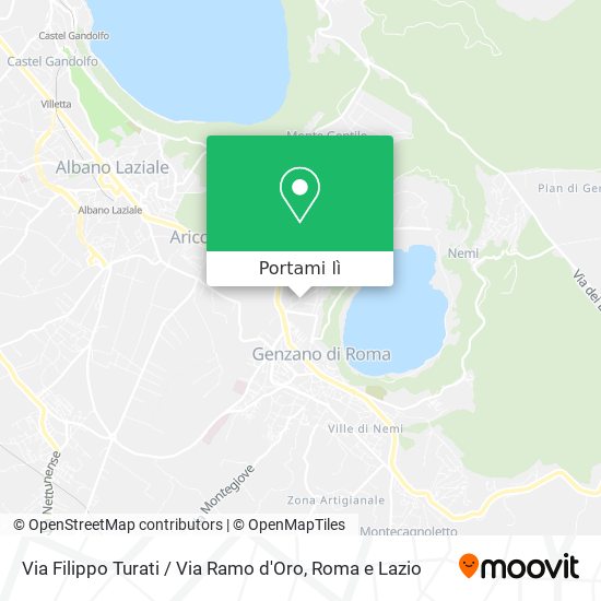 Mappa Via Filippo Turati / Via Ramo d'Oro