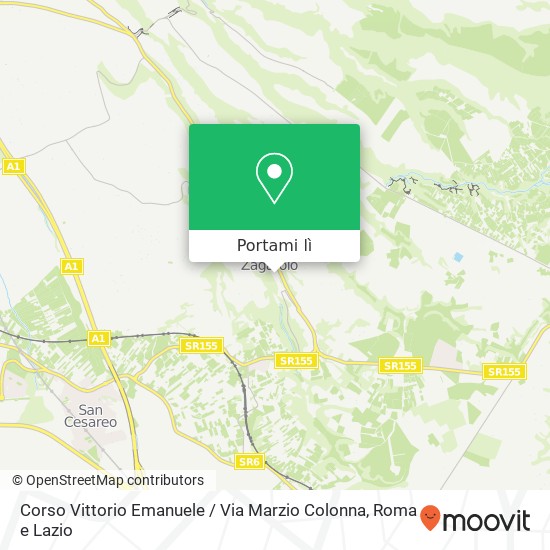 Mappa Corso Vittorio Emanuele / Via Marzio Colonna