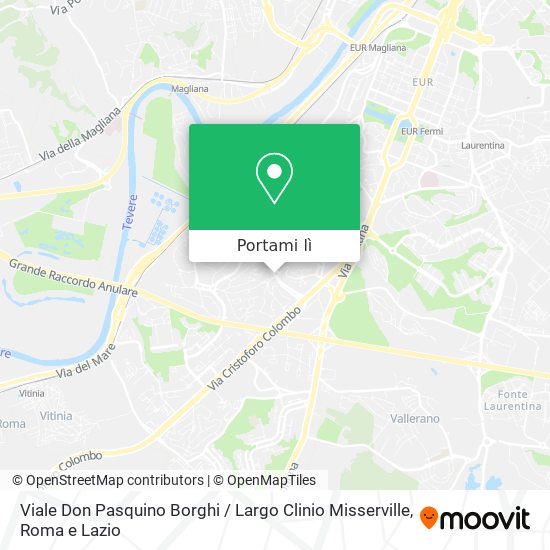 Mappa Viale Don Pasquino Borghi / Largo Clinio Misserville