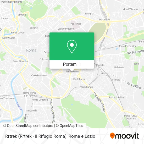 Mappa Rrtrek (Rrtrek - il Rifugio Roma)