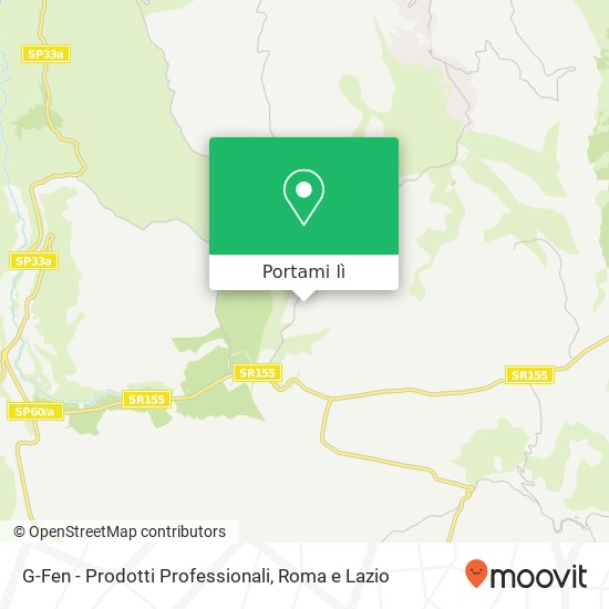 Mappa G-Fen - Prodotti Professionali