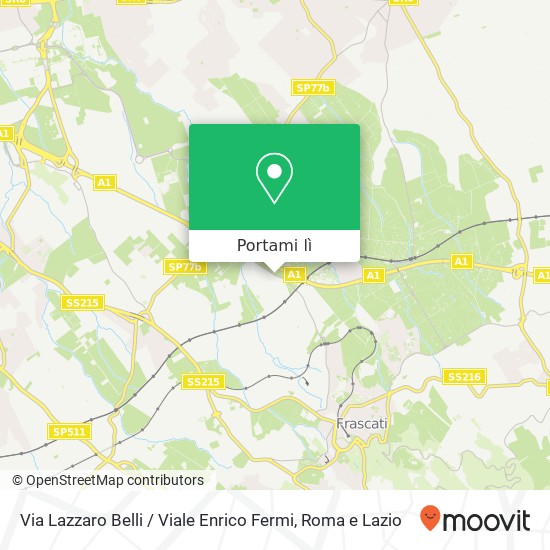 Mappa Via Lazzaro Belli / Viale Enrico Fermi