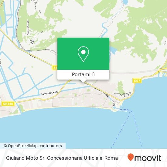 Mappa Giuliano Moto Srl-Concessionaria Ufficiale